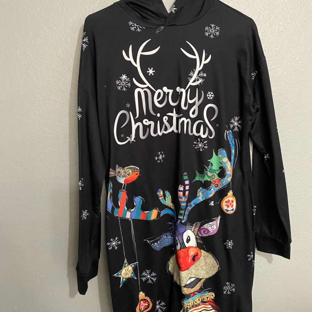 Ugly sweater dress
